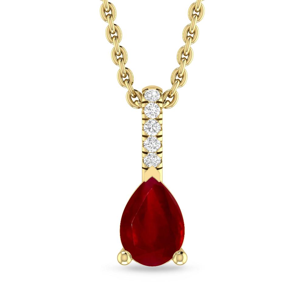 Yellow Gold - Ruby