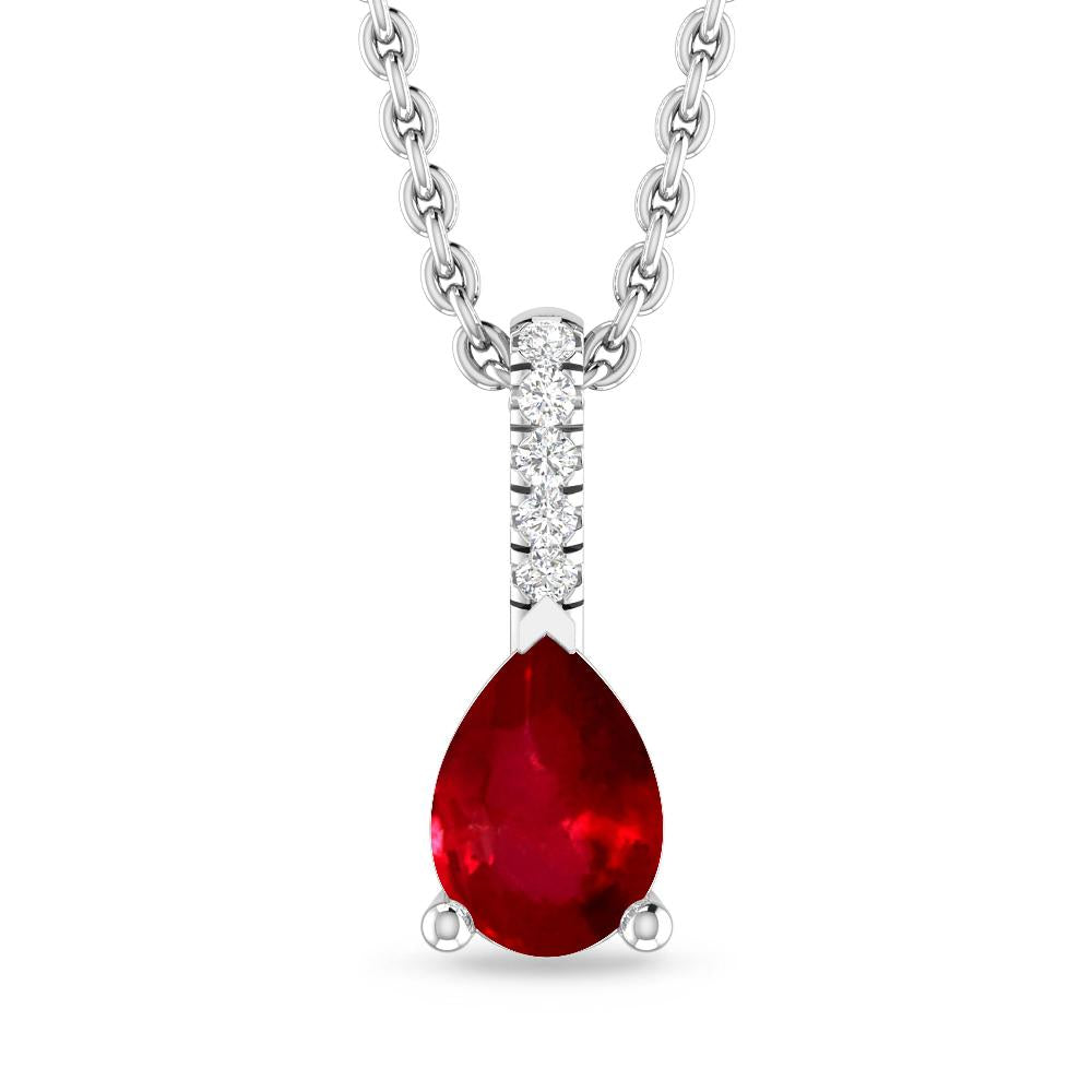 White Gold - Ruby