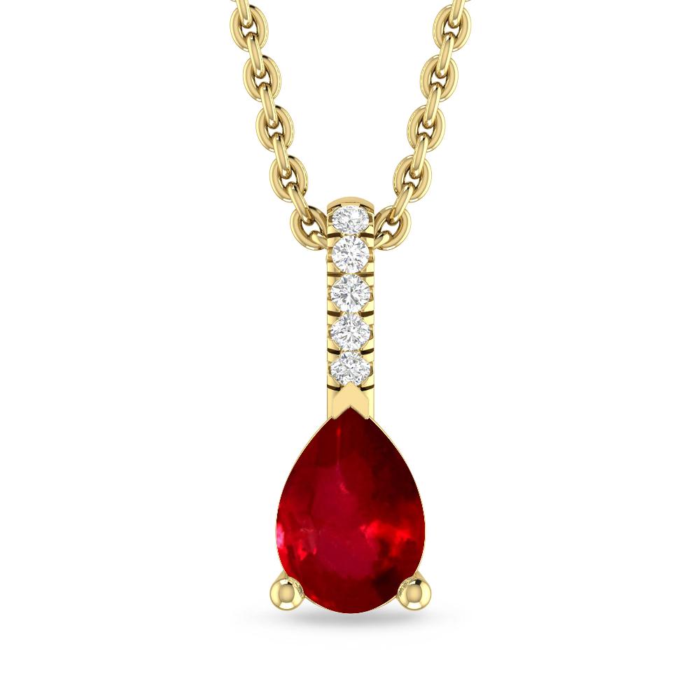 Yellow Gold - Ruby