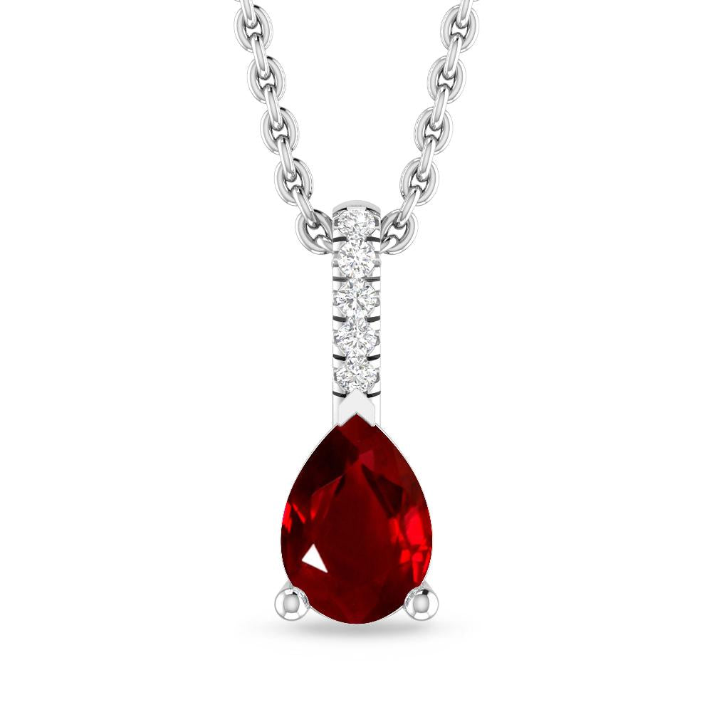 White Gold - Ruby