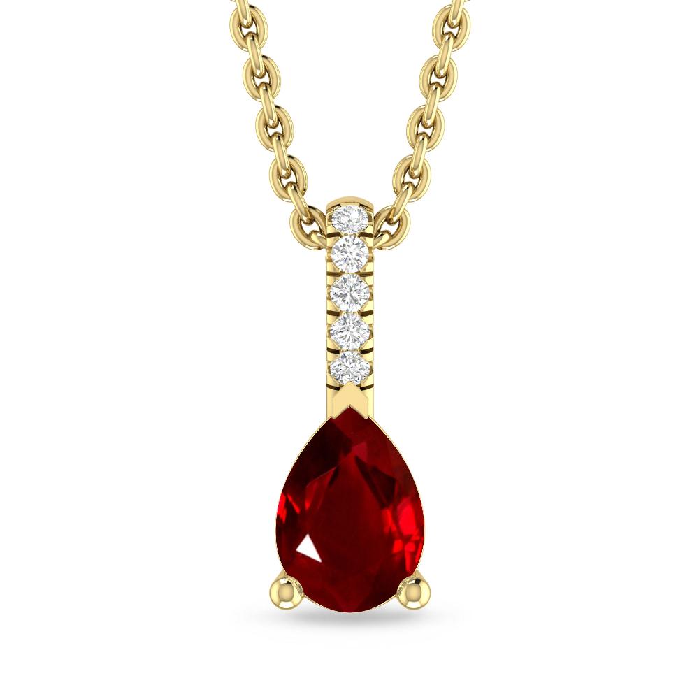 Yellow Gold - Ruby