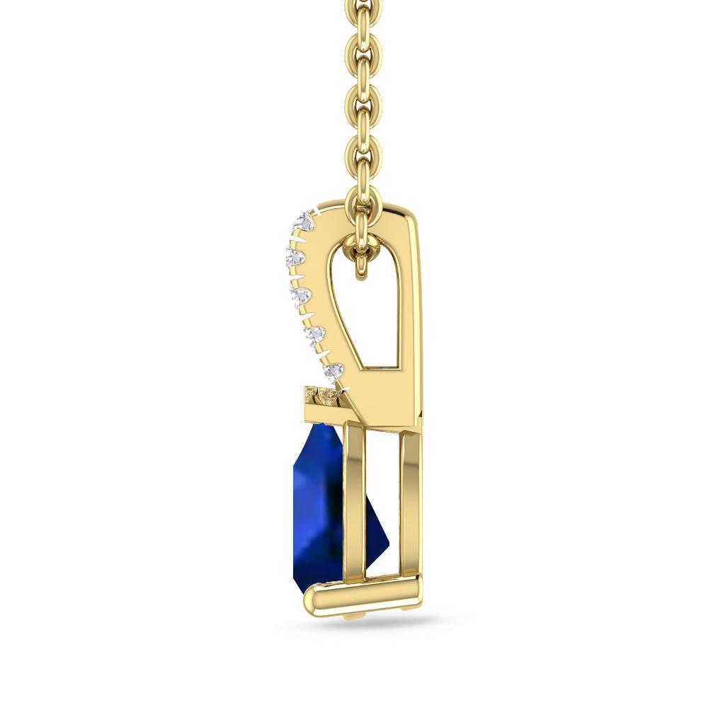 Yellow Gold - Sapphire