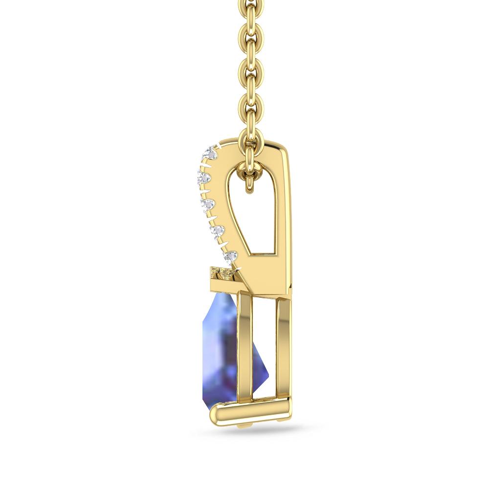 Yellow Gold - Tanzanite