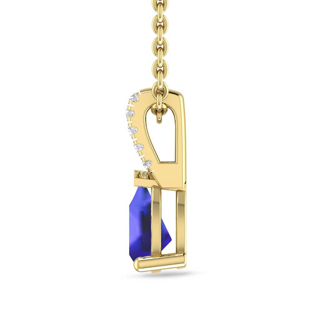 Yellow Gold - Tanzanite