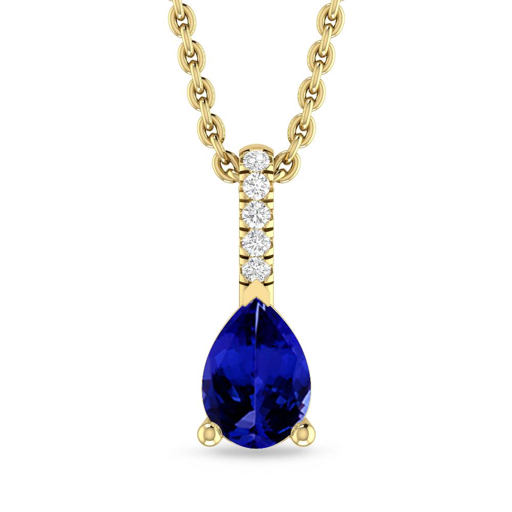 Yellow Gold - Tanzanite