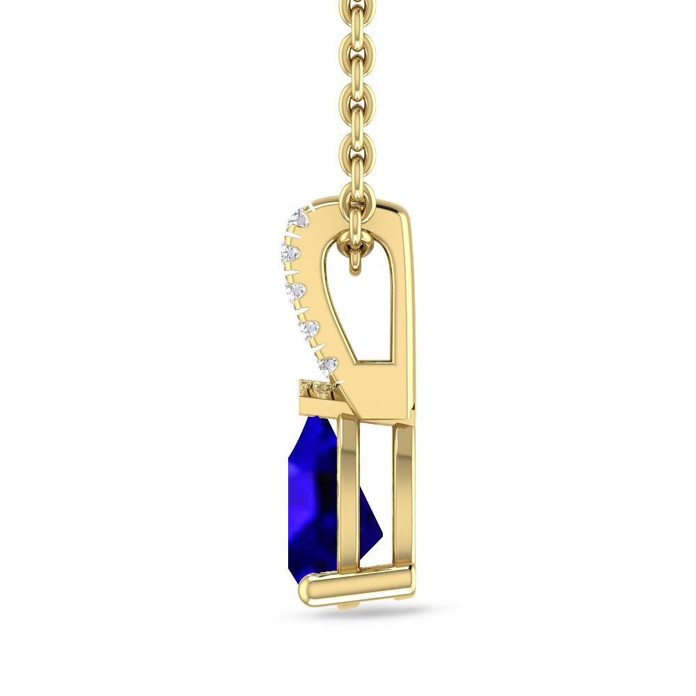 Yellow Gold - Tanzanite