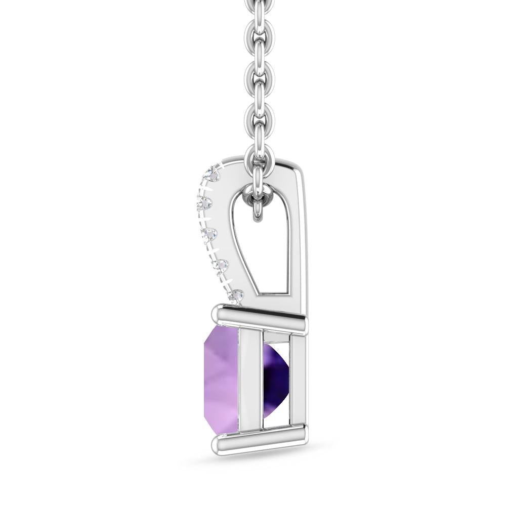 White Gold - Amethyst