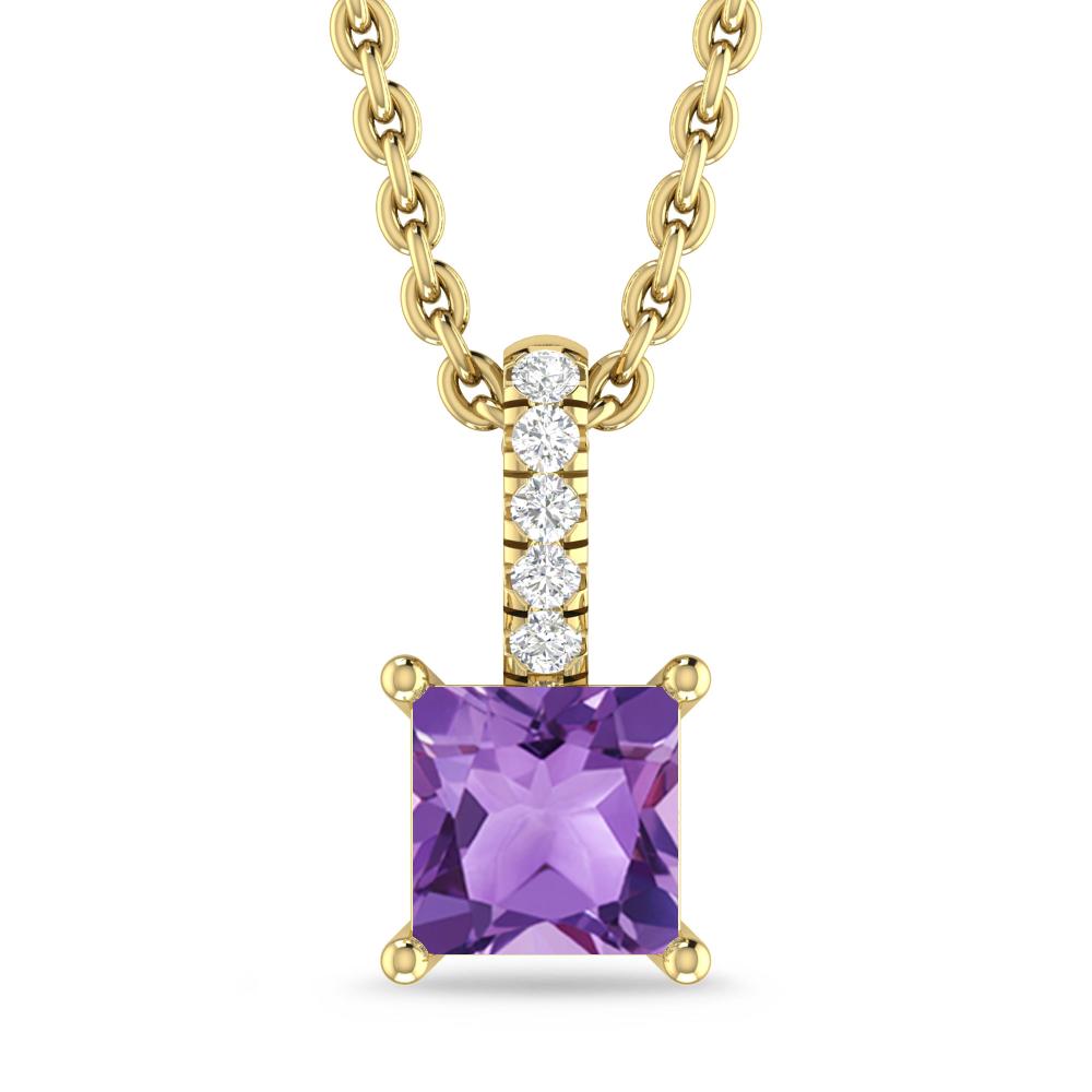 Yellow Gold - Amethyst