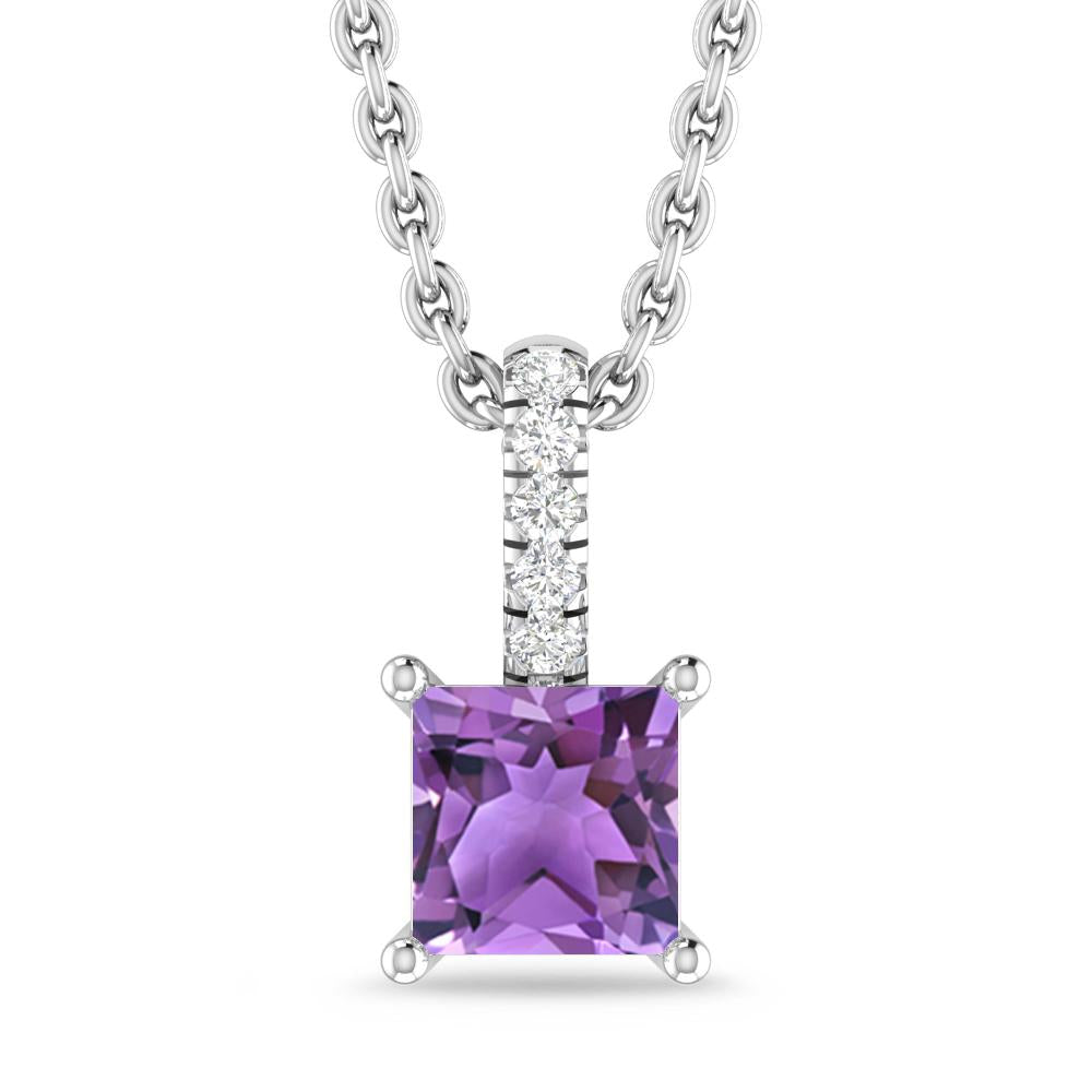 White Gold - Amethyst