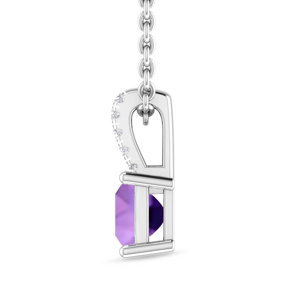 White Gold - Amethyst