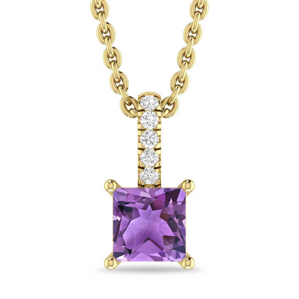 Yellow Gold - Amethyst