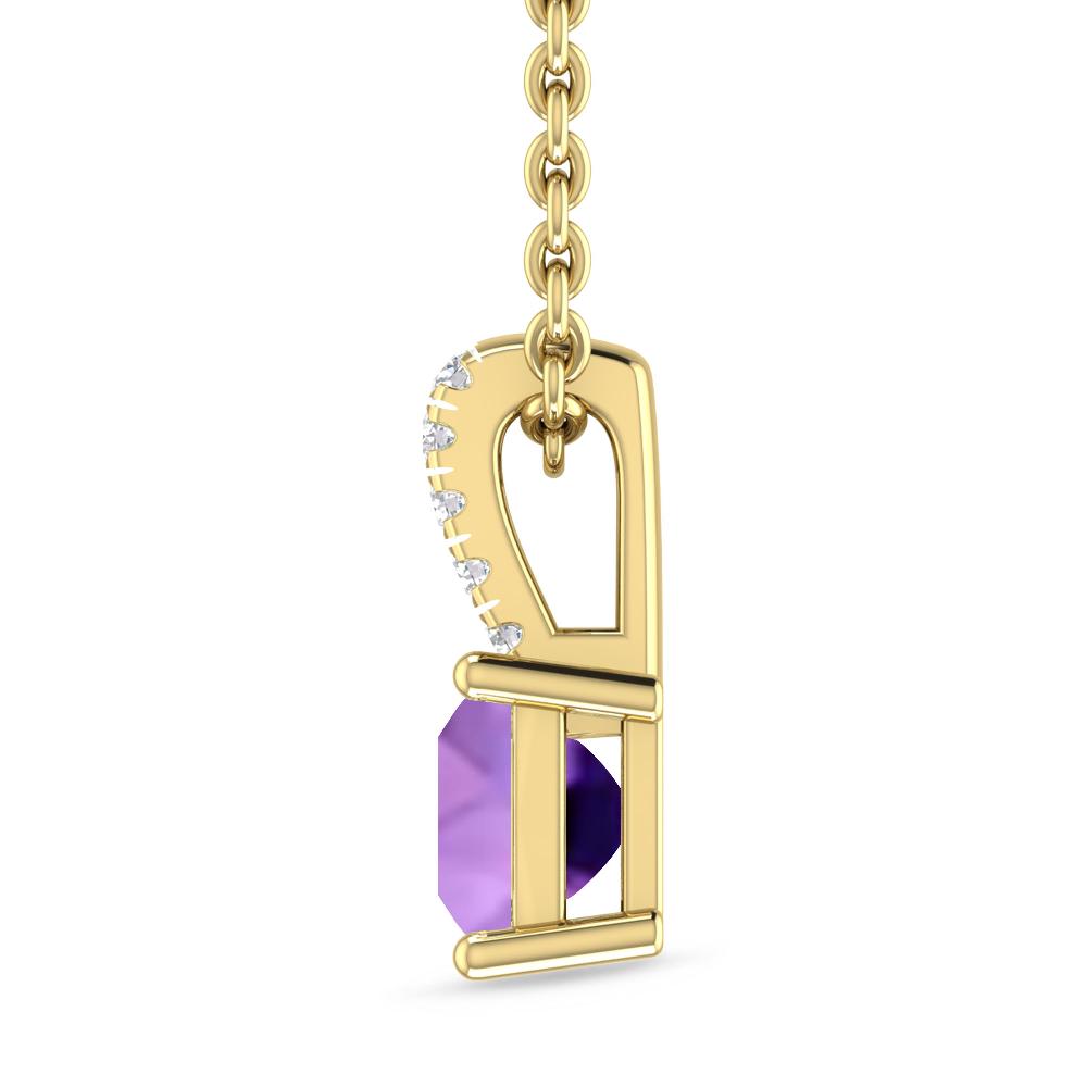 Yellow Gold - Amethyst