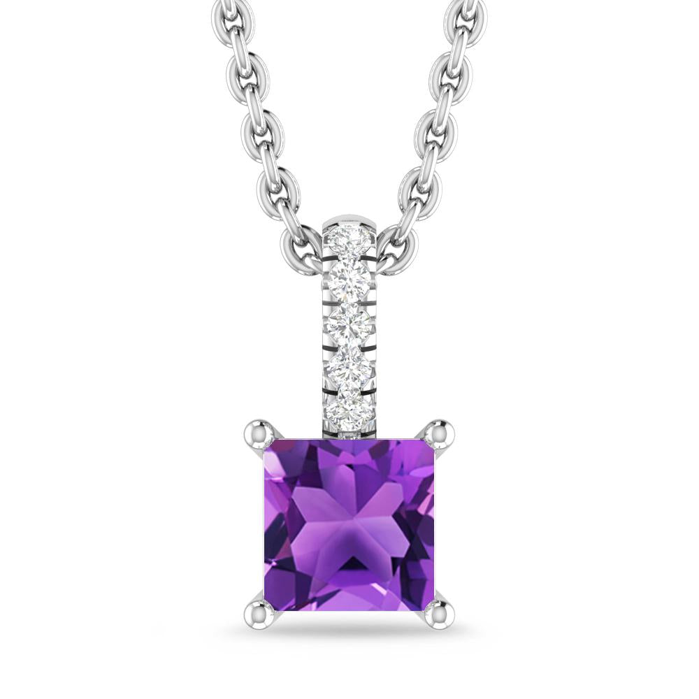 White Gold - Amethyst