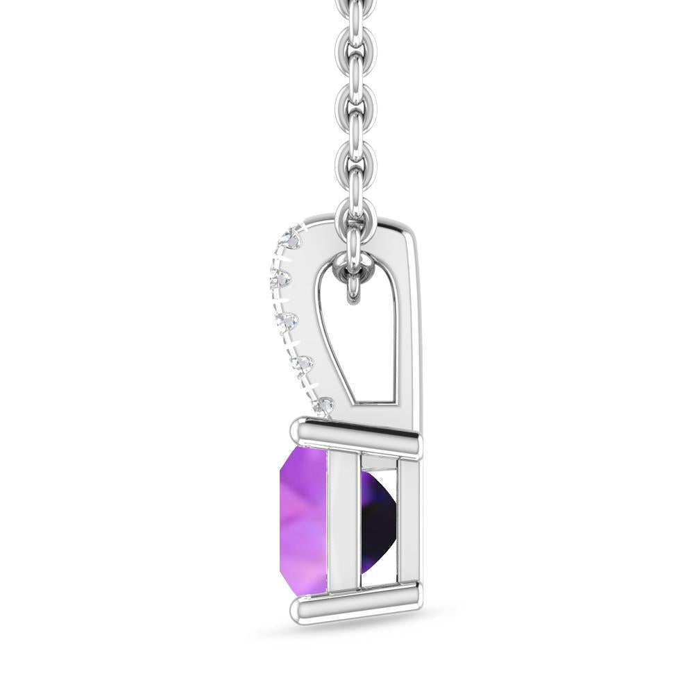 White Gold - Amethyst