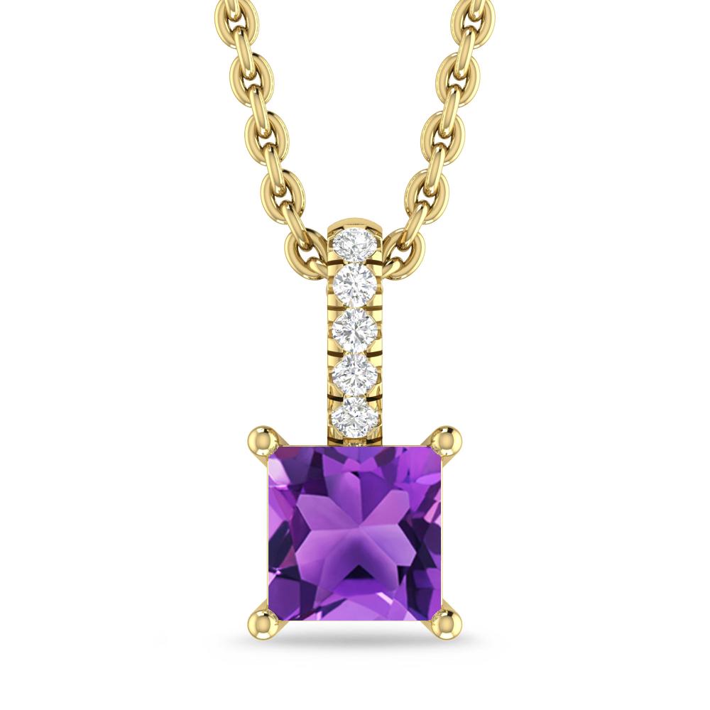 Yellow Gold - Amethyst