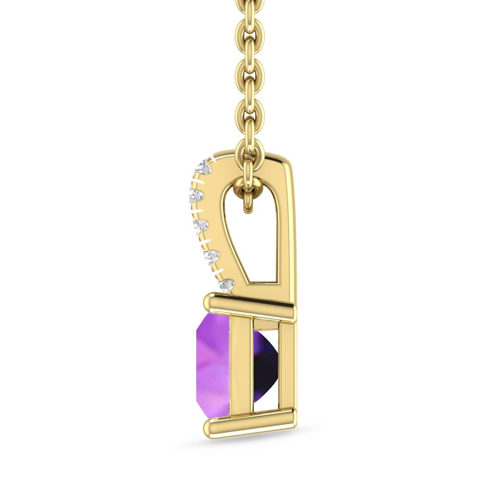 Yellow Gold - Amethyst