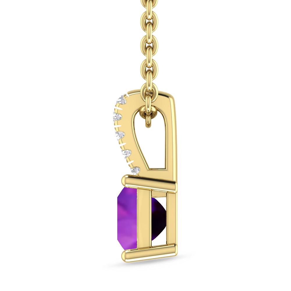 Yellow Gold - Amethyst