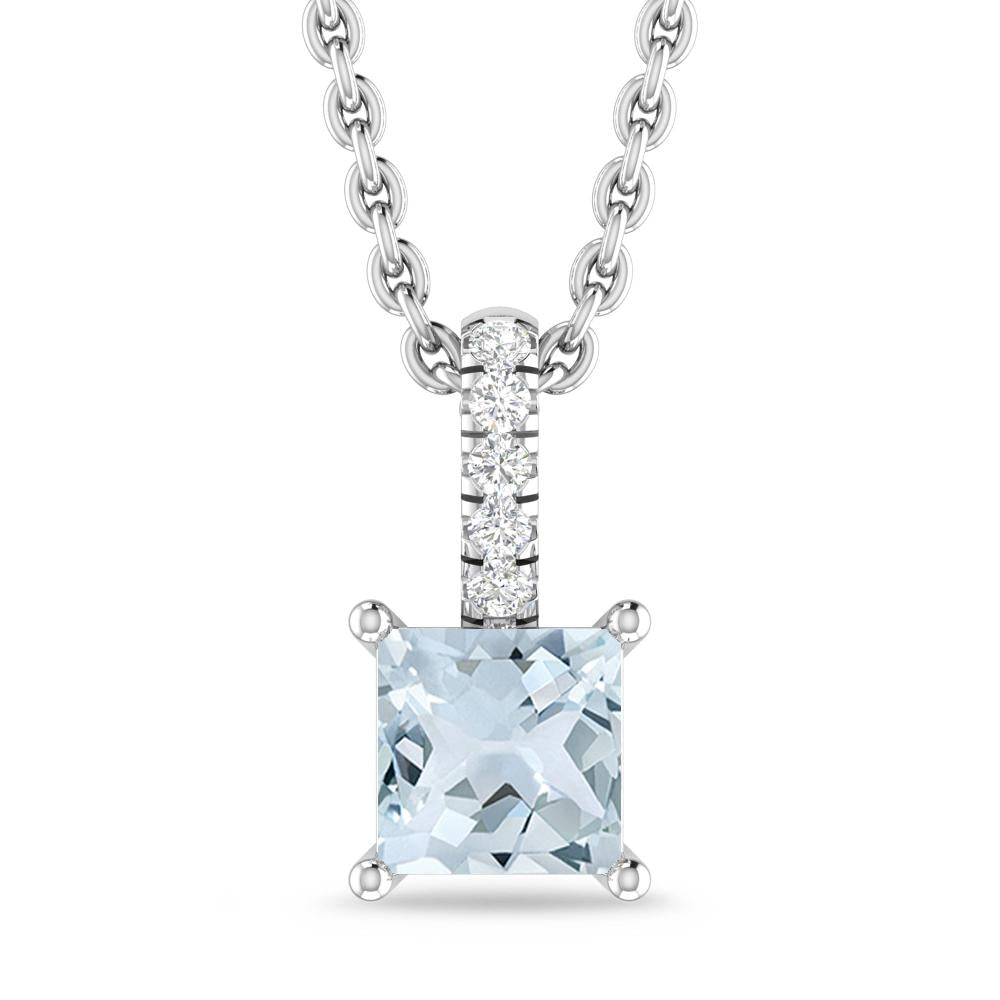 White Gold - Aquamarine