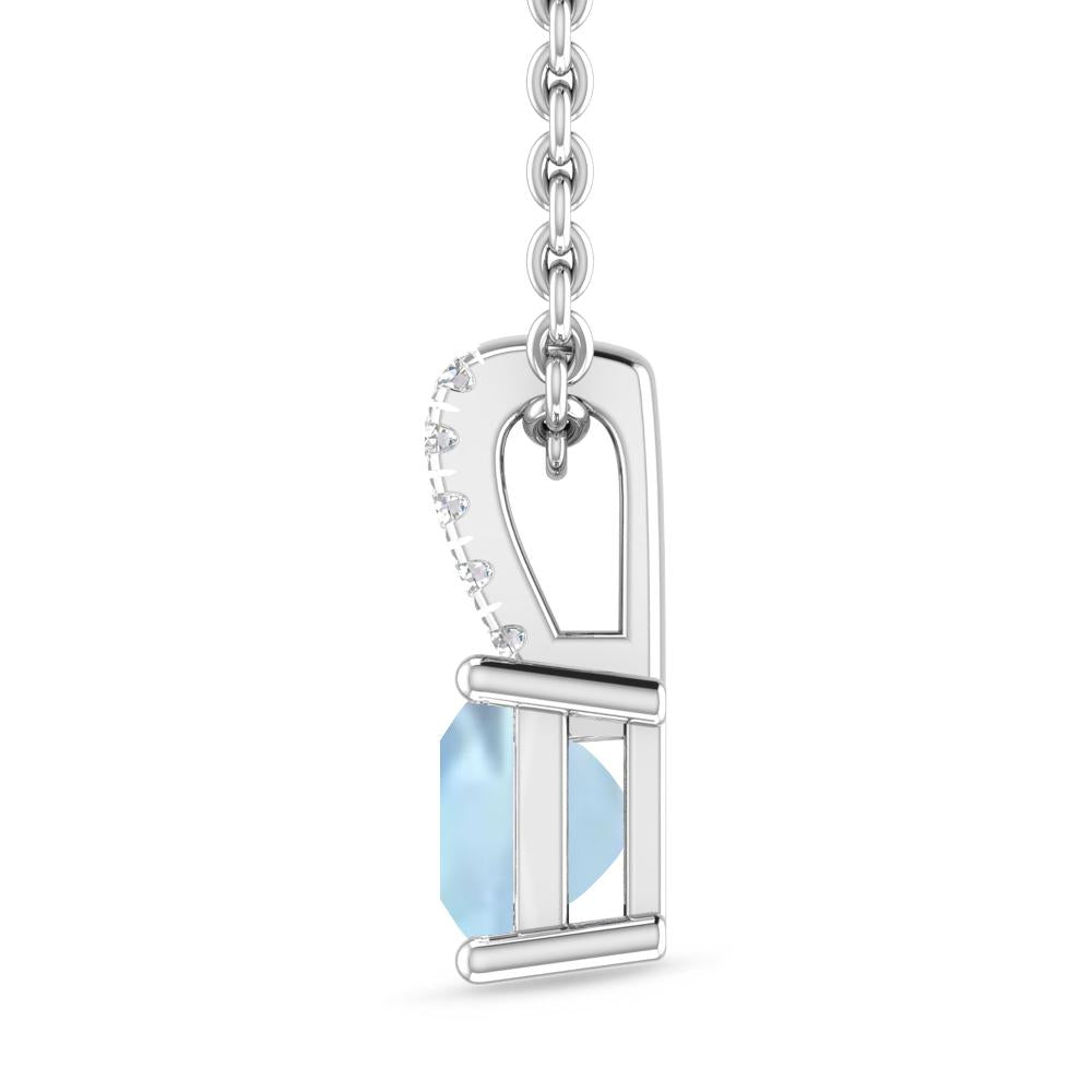 White Gold - Aquamarine