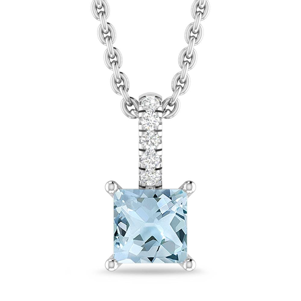 White Gold - Aquamarine