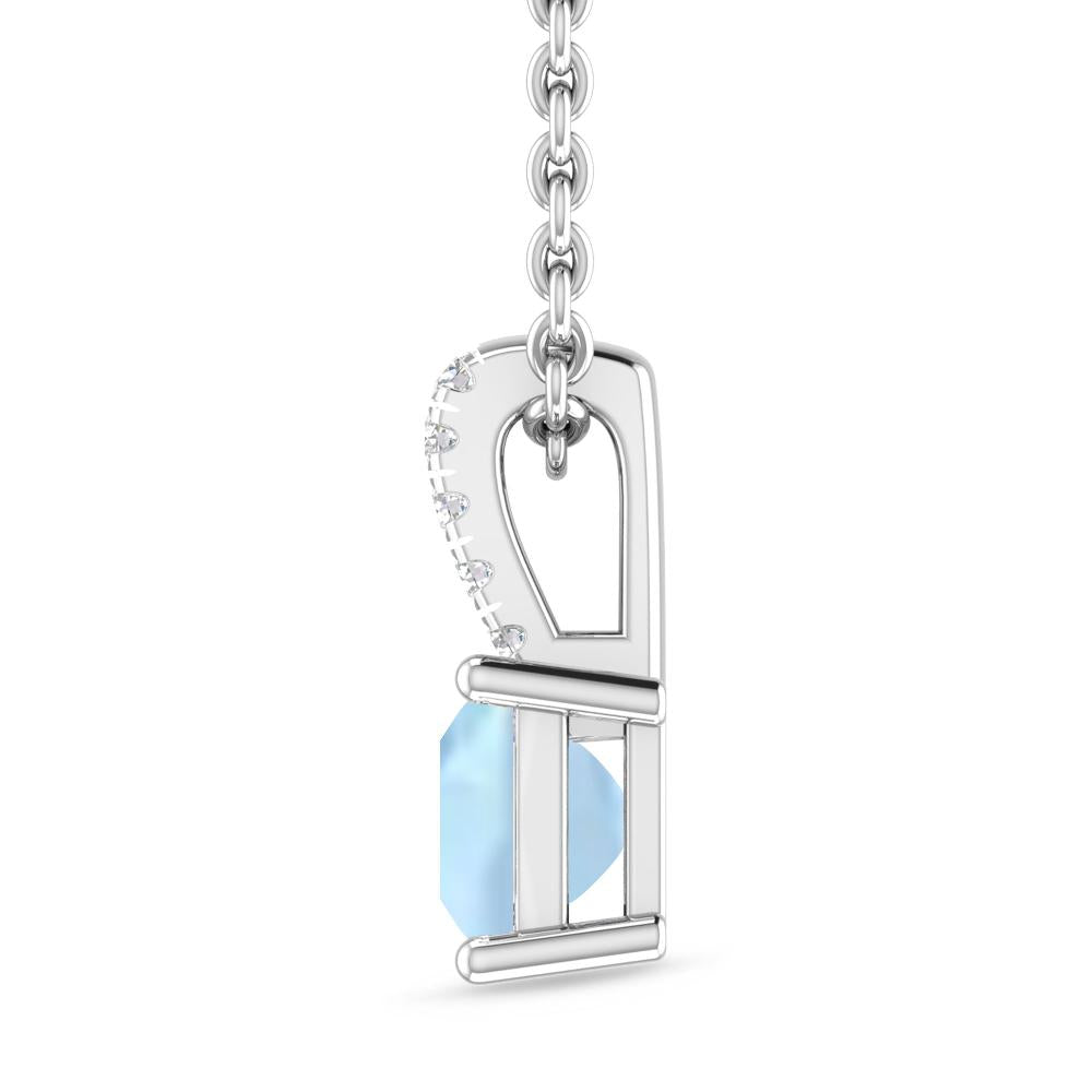 White Gold - Aquamarine