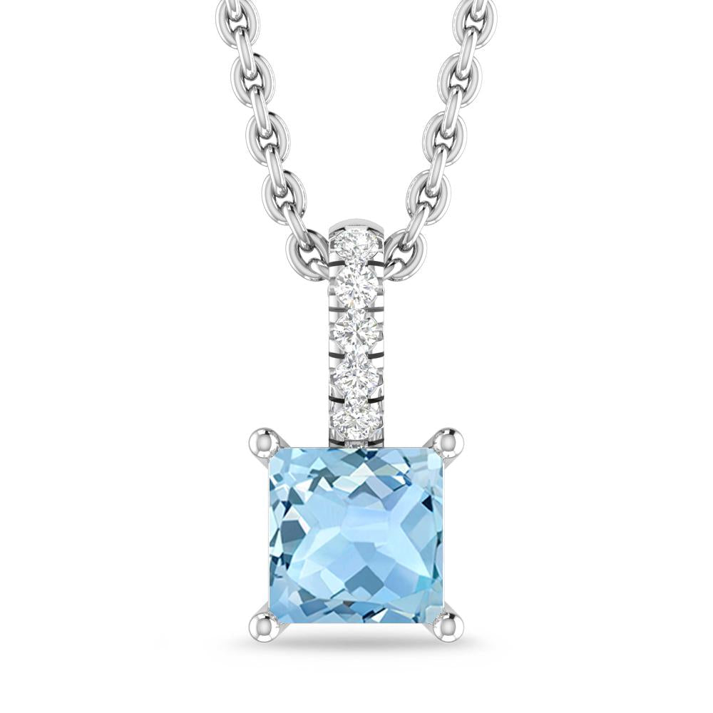 White Gold - Aquamarine