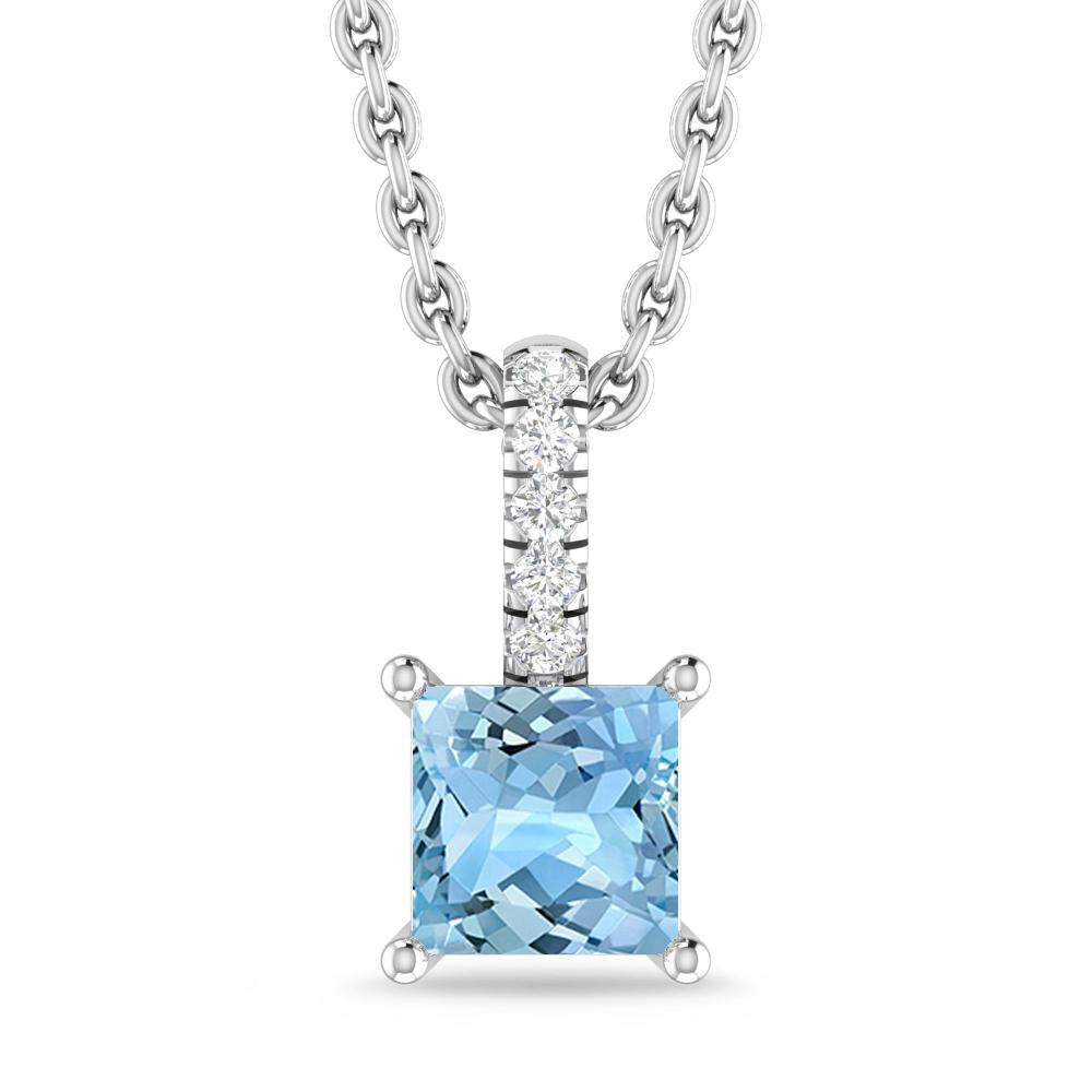 White Gold - Aquamarine