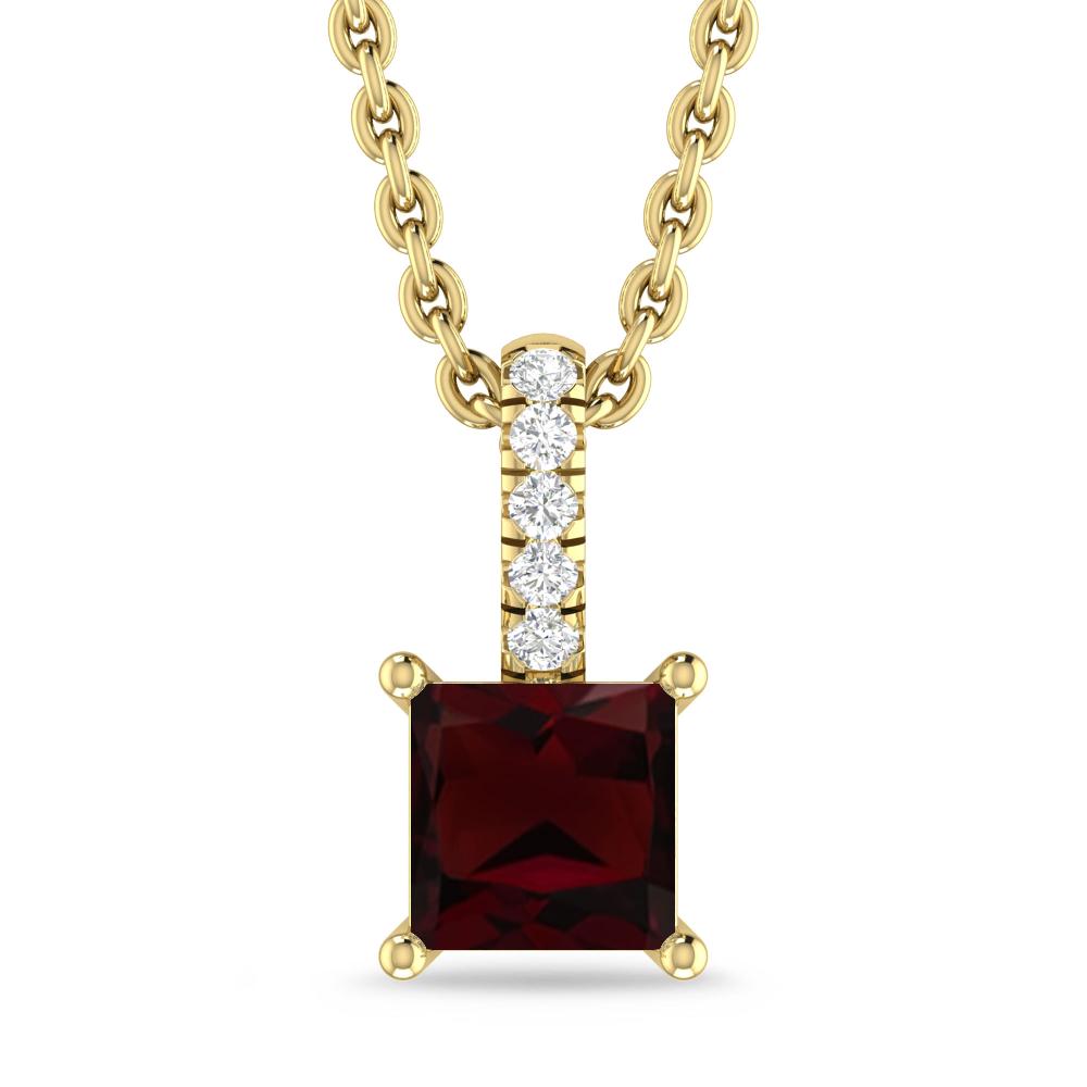 Yellow Gold - Garnet