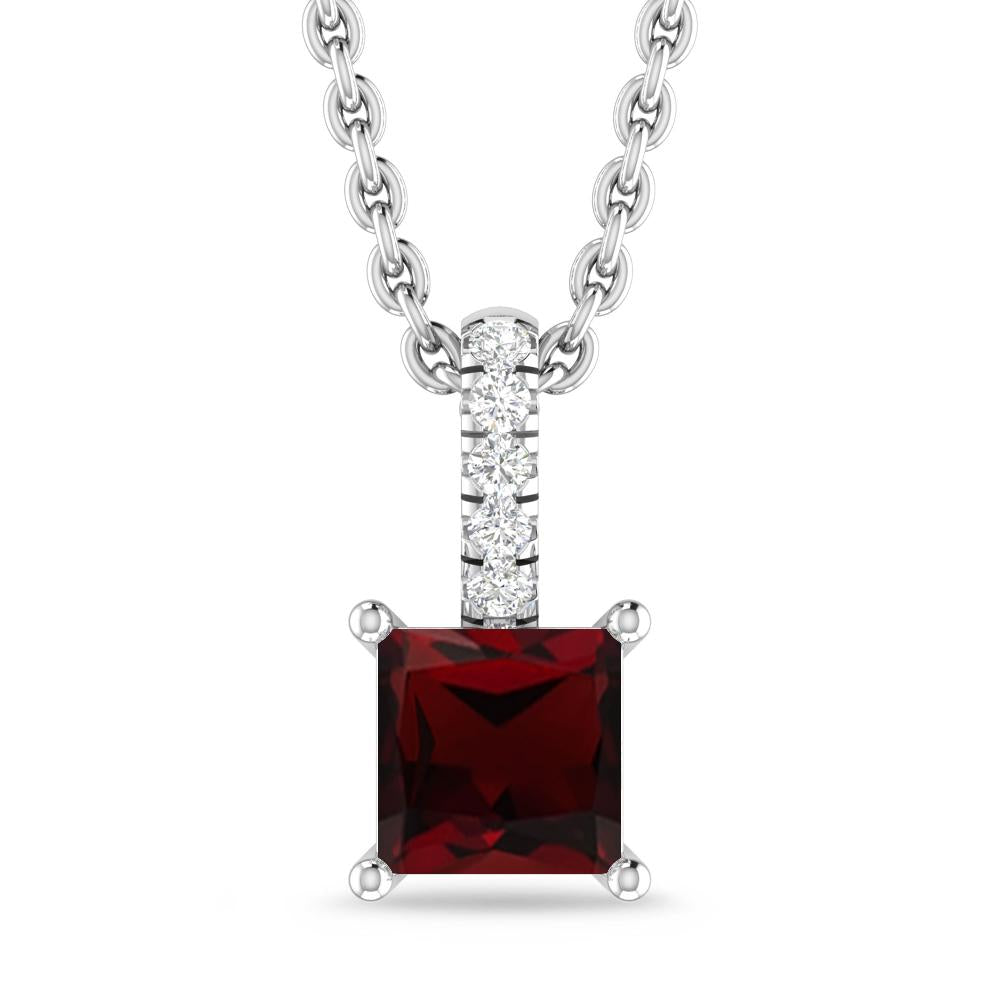 White Gold - Garnet