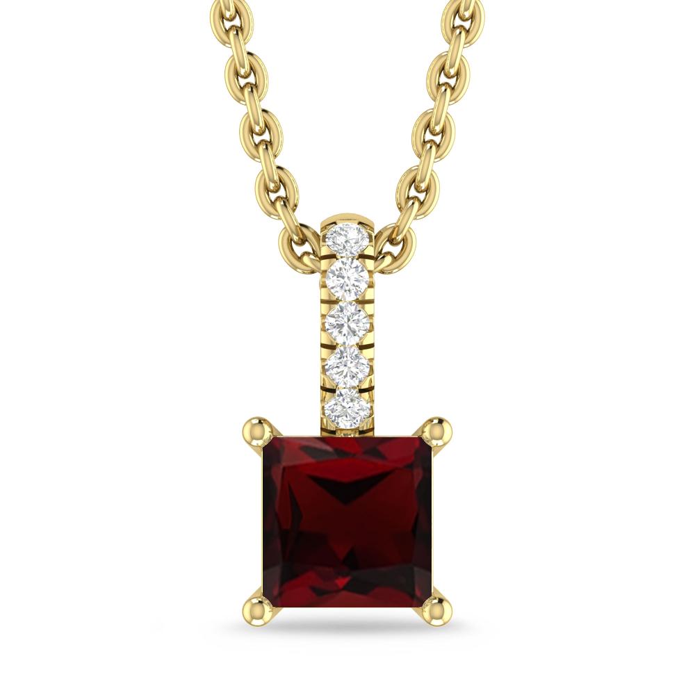 Yellow Gold - Garnet