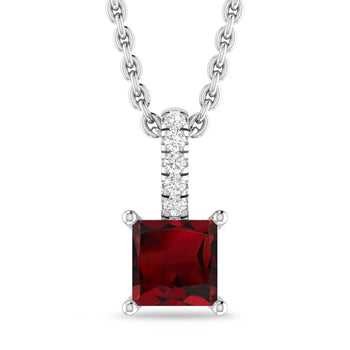 White Gold - Garnet