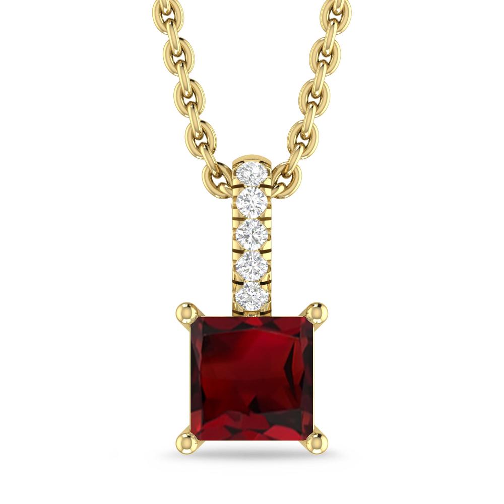 Yellow Gold - Garnet