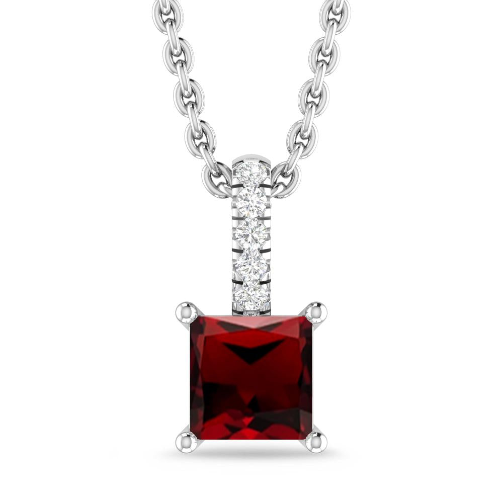 White Gold - Garnet