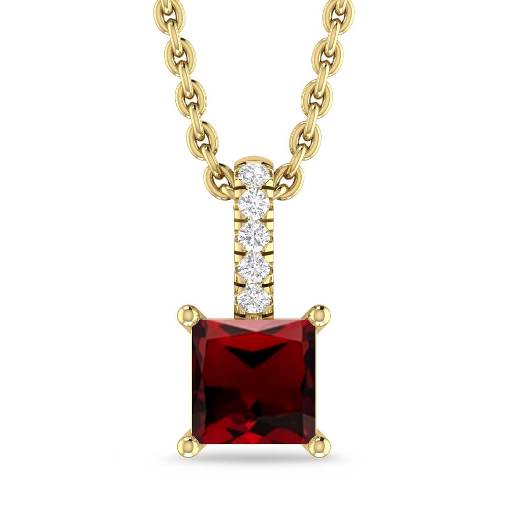 Yellow Gold - Garnet