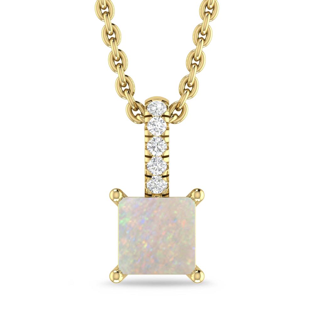 Yellow Gold - Opal