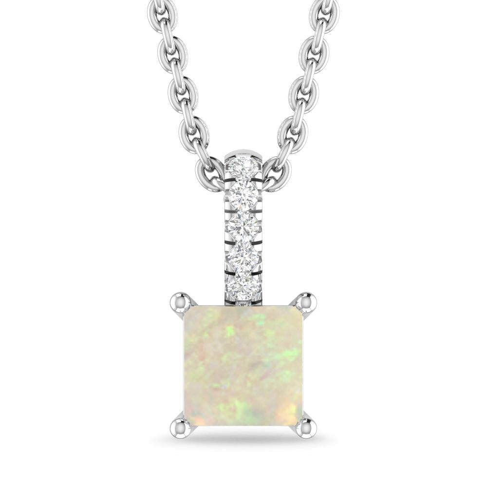 White Gold - Opal