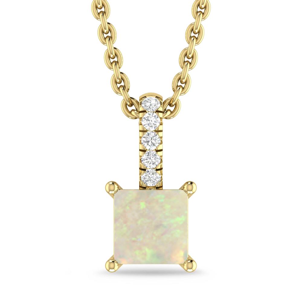 Yellow Gold - Opal