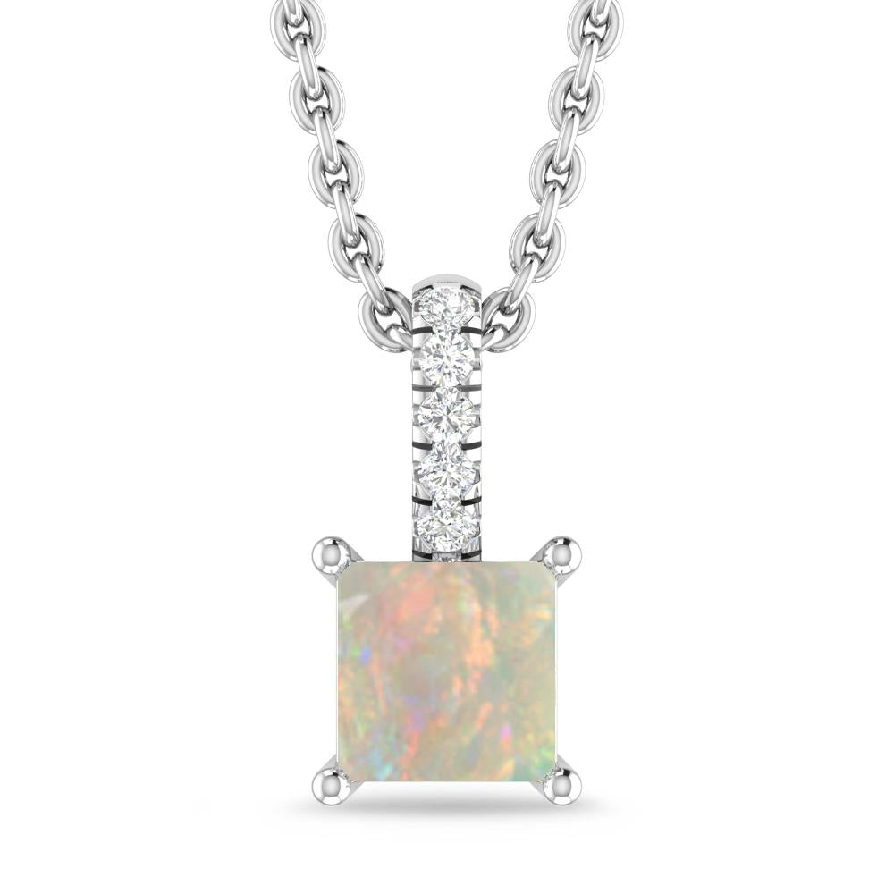 White Gold - Opal