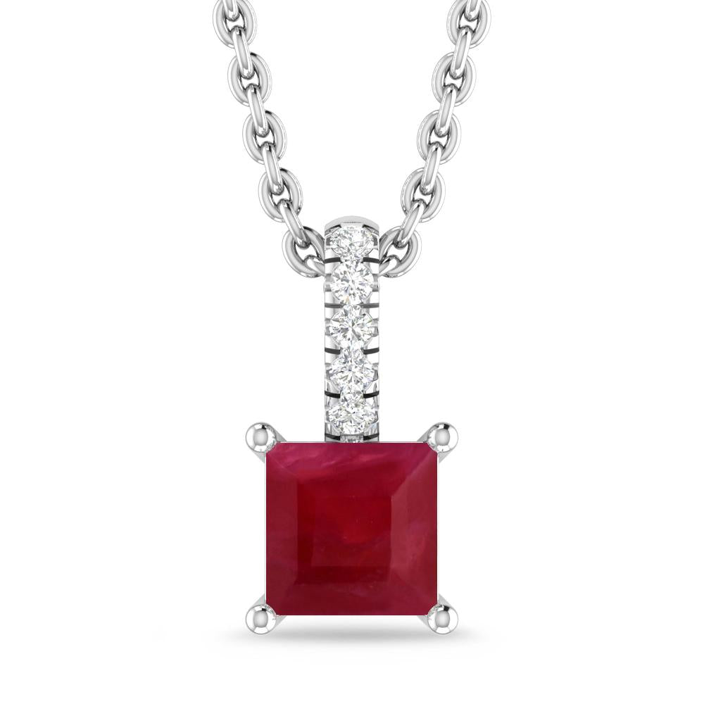 White Gold - Ruby