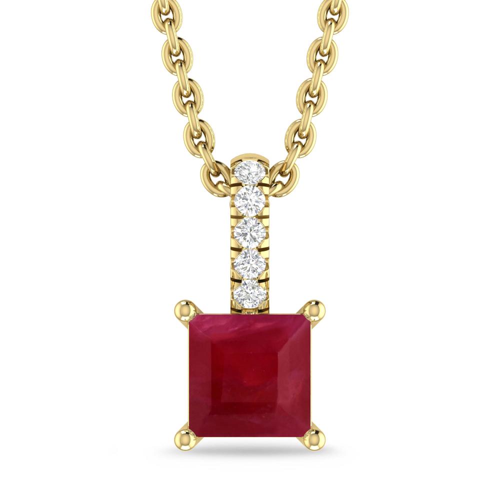 Yellow Gold - Ruby