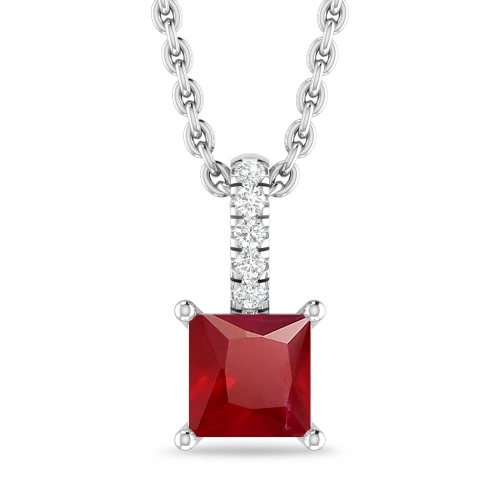 White Gold - Ruby