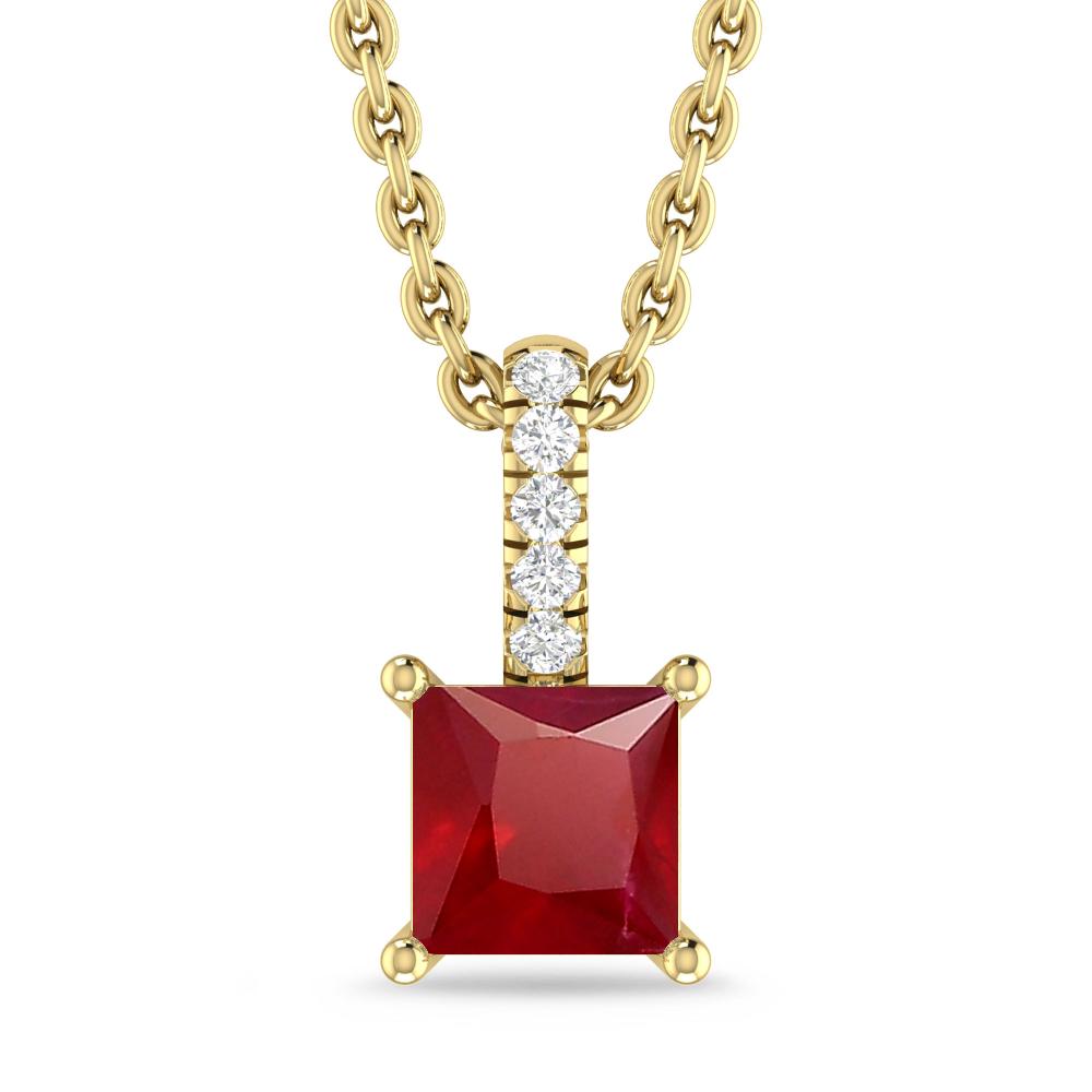 Yellow Gold - Ruby