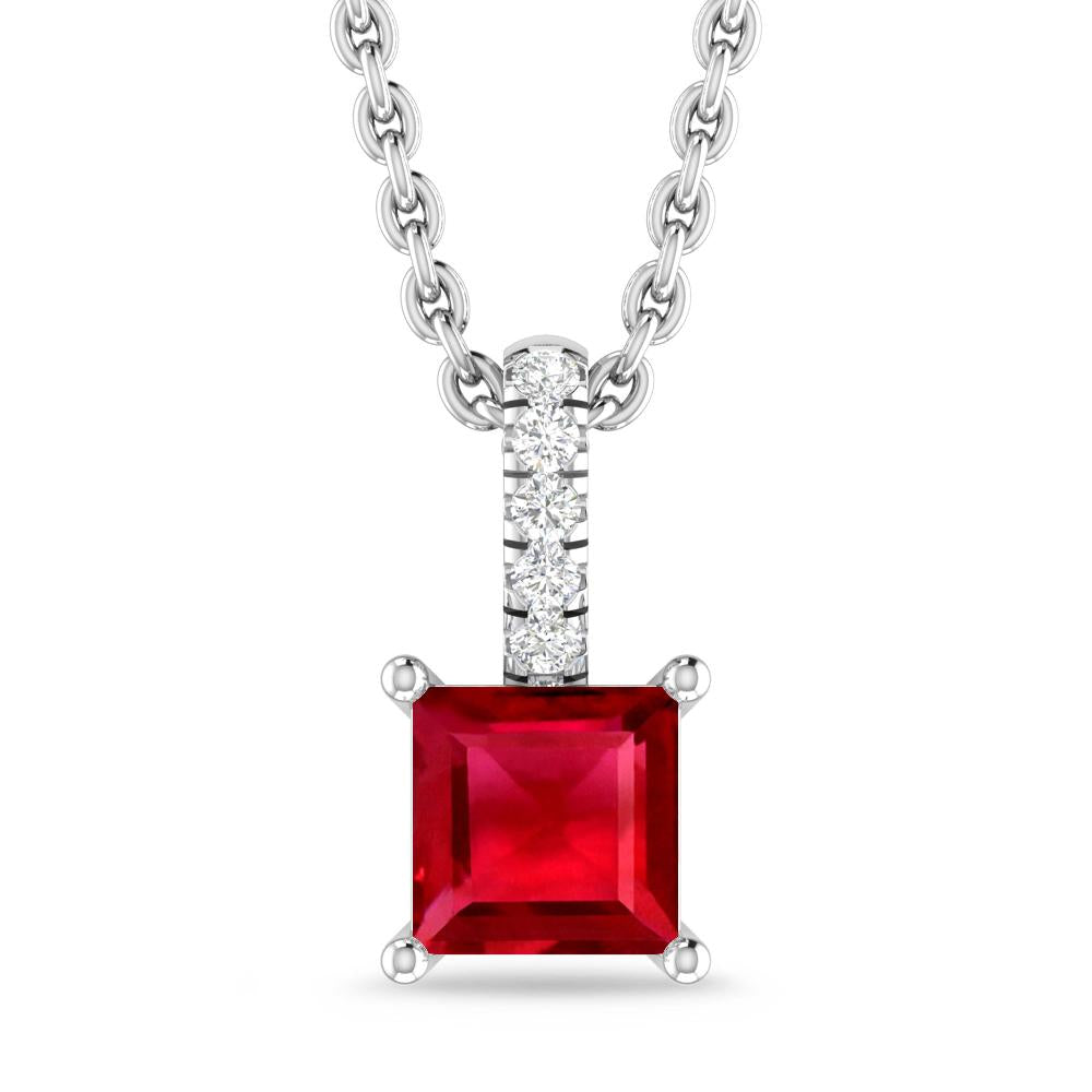 White Gold - Ruby