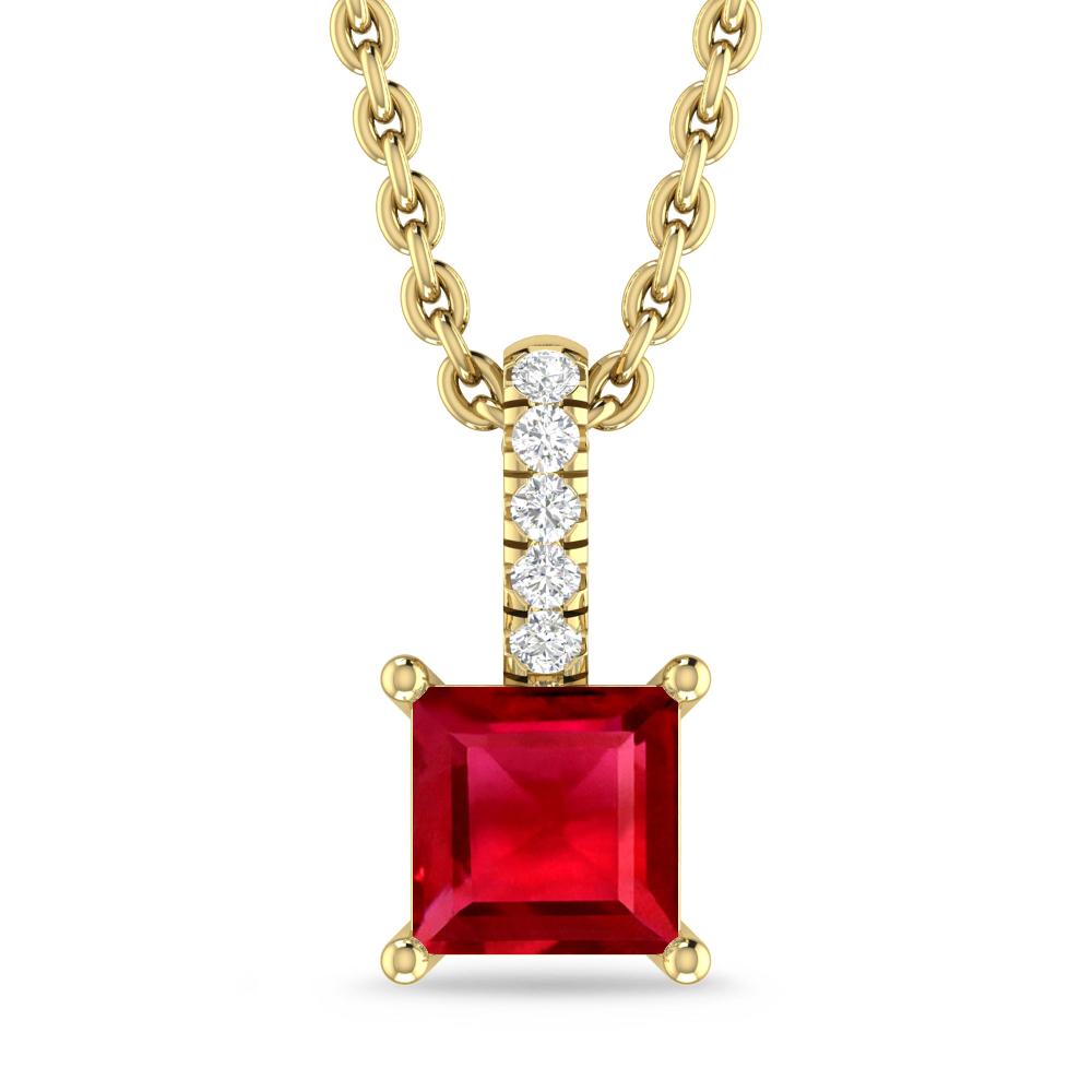 Yellow Gold - Ruby