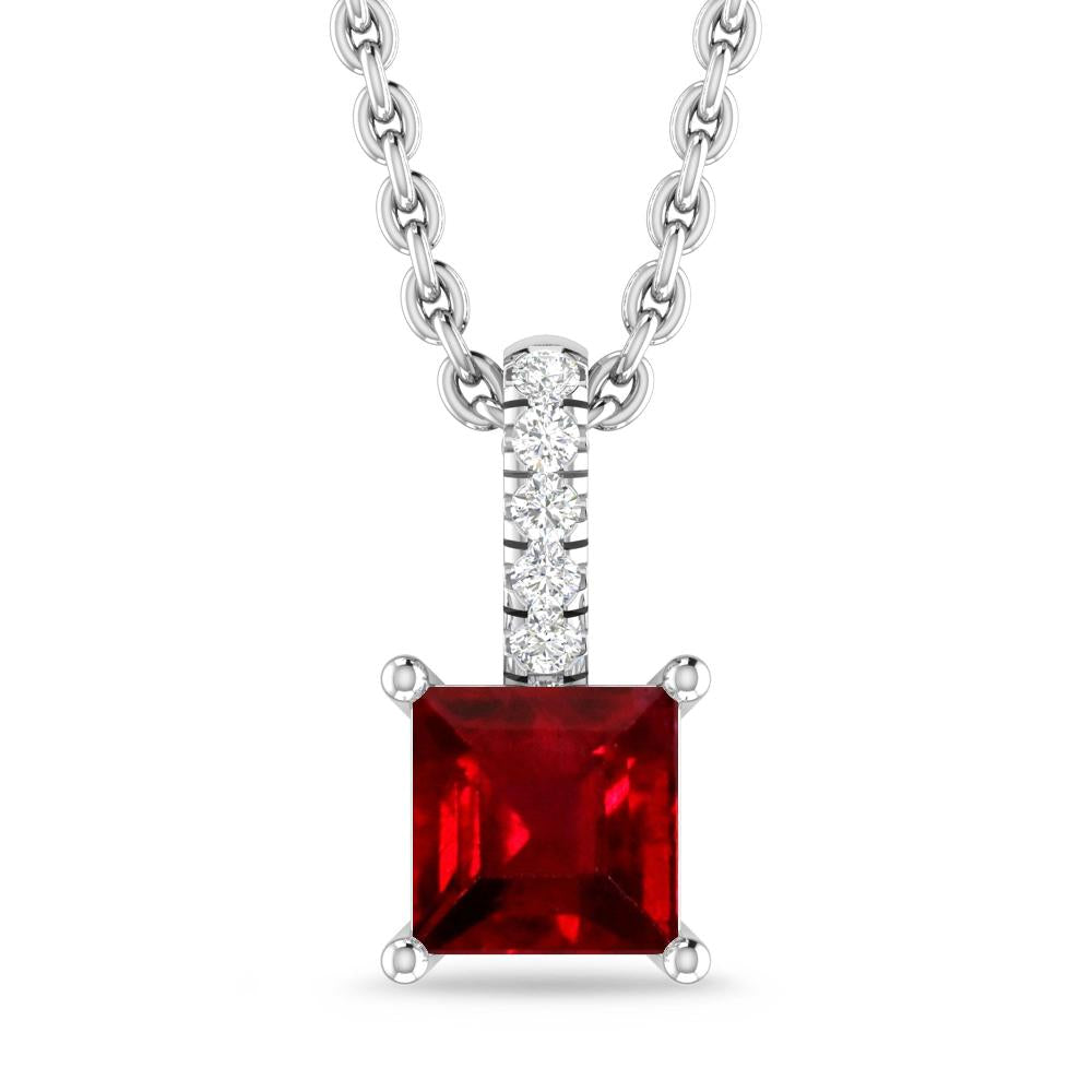 White Gold - Ruby