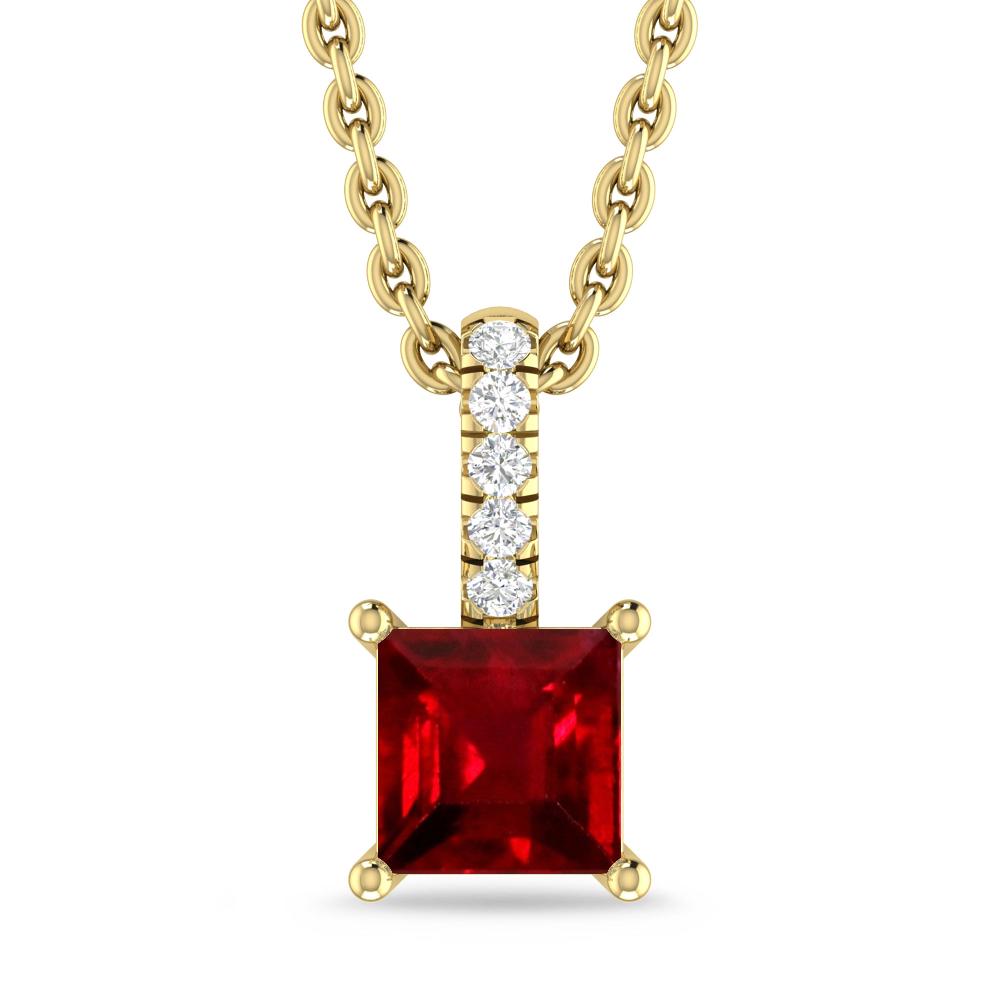 Yellow Gold - Ruby