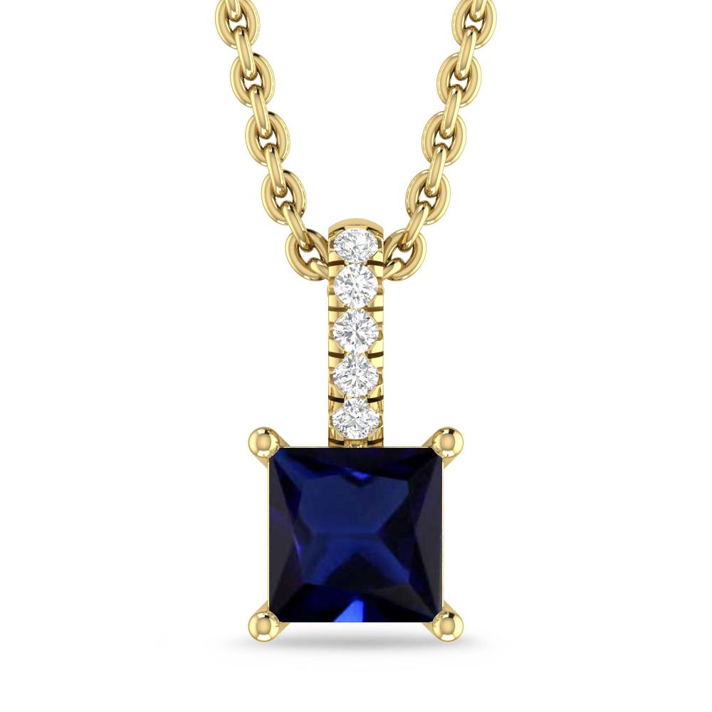 Yellow Gold - Sapphire