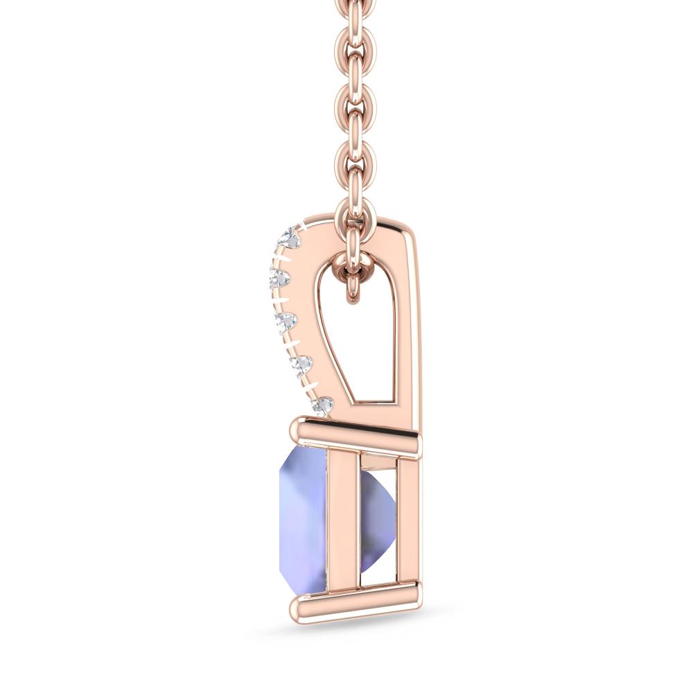 Rose Gold - Tanzanite