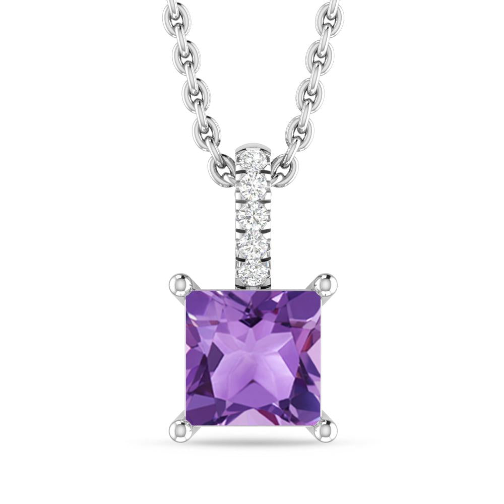 White Gold - Amethyst