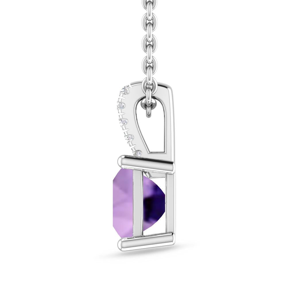 White Gold - Amethyst